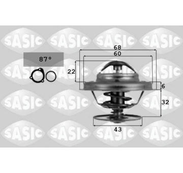 Termostat, chladivo SASIC 9000367