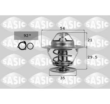 Termostat, chladivo SASIC 9000388