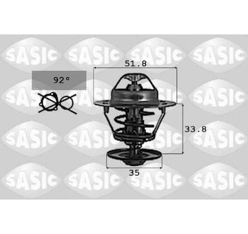 Termostat, chladivo SASIC 9000713