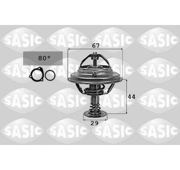 Termostat, chladivo SASIC 9000717