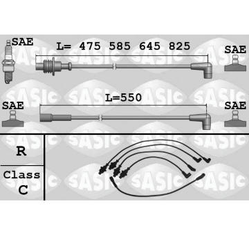 Sada kabelů pro zapalování SASIC 9280005