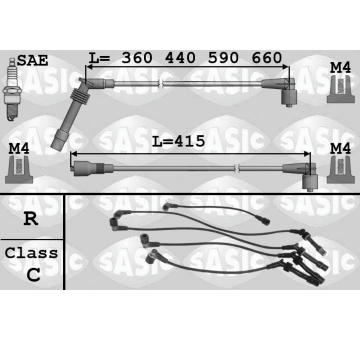 Sada kabelů pro zapalování SASIC 9286080