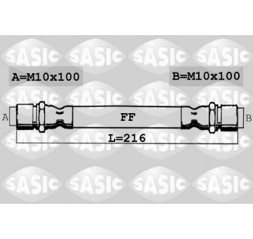 Brzdová hadice SASIC SBH0135