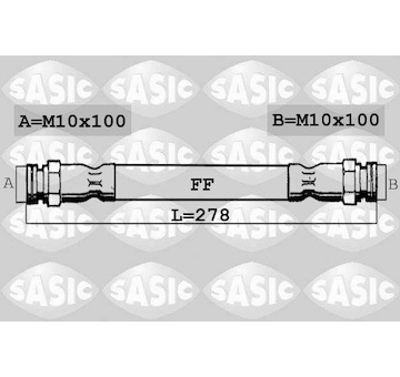 Brzdová hadice SASIC SBH0150