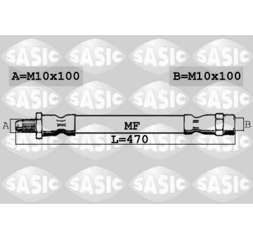 Brzdová hadice SASIC SBH0180