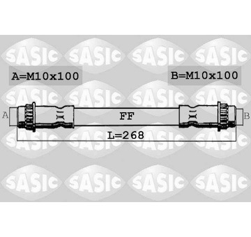 Brzdová hadice SASIC SBH4064