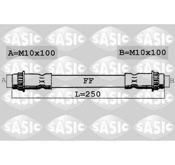 Brzdová hadice SASIC SBH4066