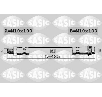 Brzdová hadice SASIC SBH4068