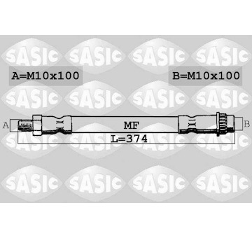 Brzdová hadice SASIC SBH4089