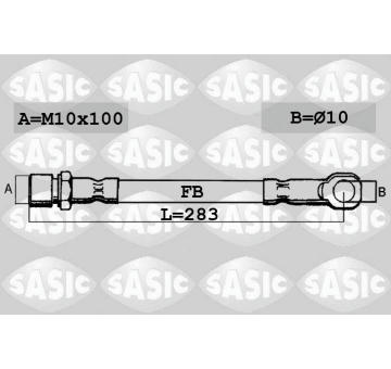 Brzdová hadice SASIC SBH6308