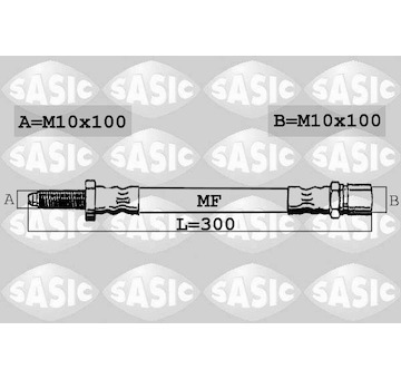 Brzdová hadice SASIC SBH6319