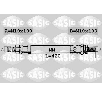 Brzdová hadice SASIC SBH6331
