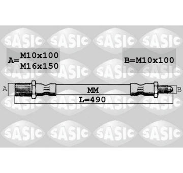 Brzdová hadice SASIC SBH6347