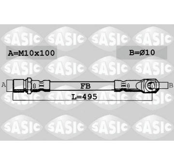 Brzdová hadice SASIC SBH6350