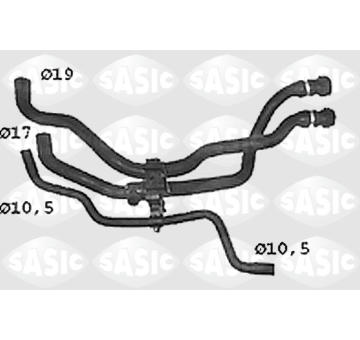 Hadice chladiče SASIC SWH4308