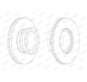 Brzdový kotouč BERAL BCR143A