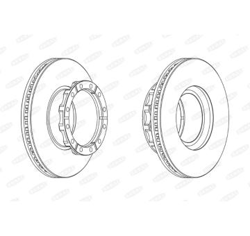 Brzdový kotouč BERAL BCR173A