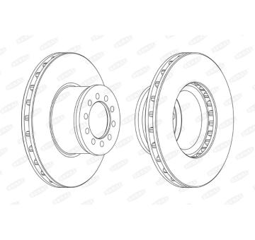 Brzdový kotouč BERAL BCR186A