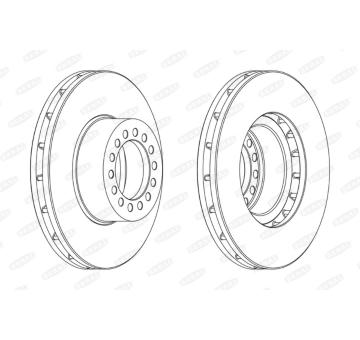 Brzdový kotouč BERAL BCR319A