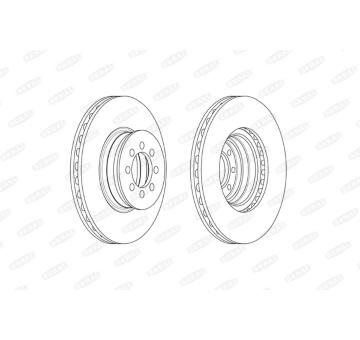 Brzdový kotouč BERAL BCR335A