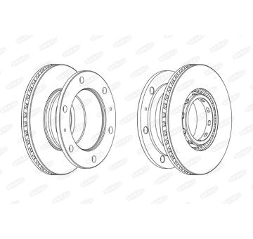 Brzdový kotouč BERAL BCR342A