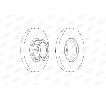 Brzdový kotouč BERAL BCR354A