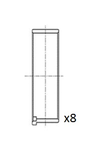 Ojniční ložisko FAI AutoParts BB2007-025