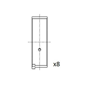 Ojniční ložisko FAI AutoParts BB2008-025