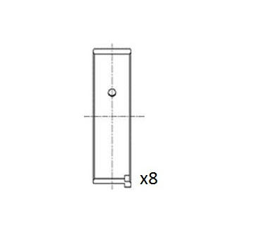 Ojniční ložisko FAI AutoParts BB2012-STD