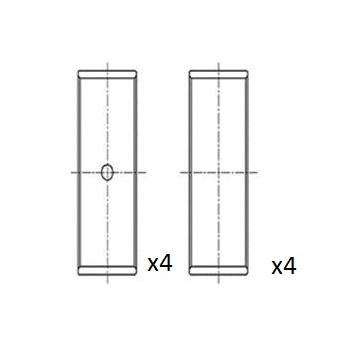 Ojniční ložisko FAI AutoParts BB2042-STD