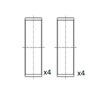 Ojniční ložisko FAI AutoParts BB2068-STD