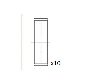 Ojniční ložisko FAI AutoParts BB2072-025