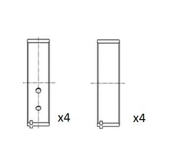 Ojniční ložisko FAI AutoParts BB2080-025