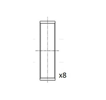 Ojničné lożisko FAI AutoParts BB2086-STD