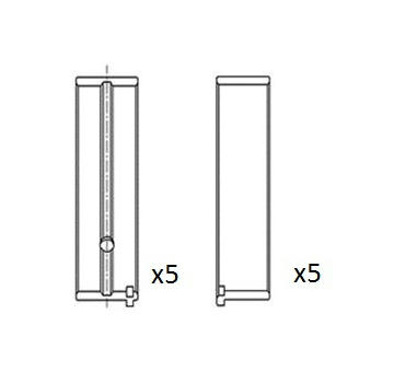 Loziska klikove hridele FAI AutoParts BM1000-STD