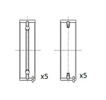 Lożisko kľukového hriadeľa FAI AutoParts BM1003-025