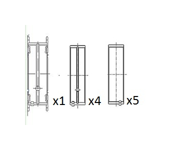 Hlavní ložiska klikového hřídele FAI AutoParts BM1010-025