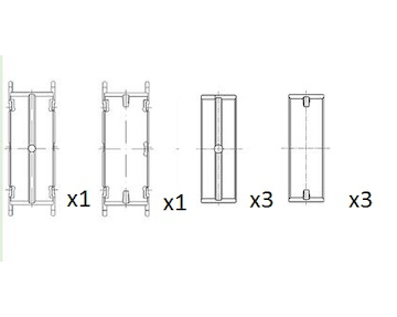 Hlavní ložiska klikového hřídele FAI AutoParts BM1013-025