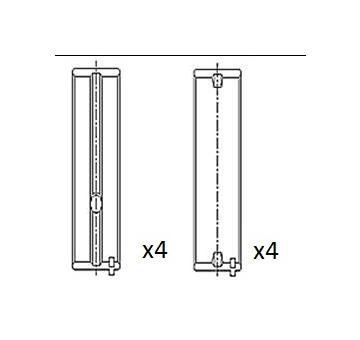 Loziska klikove hridele FAI AutoParts BM1014-STD