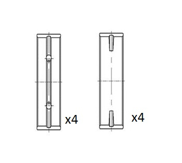 Hlavní ložiska klikového hřídele FAI AutoParts BM1015-050