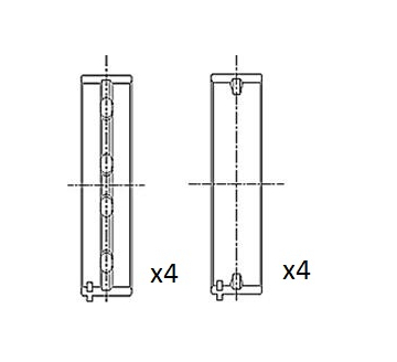 Hlavní ložiska klikového hřídele FAI AutoParts BM1017-025