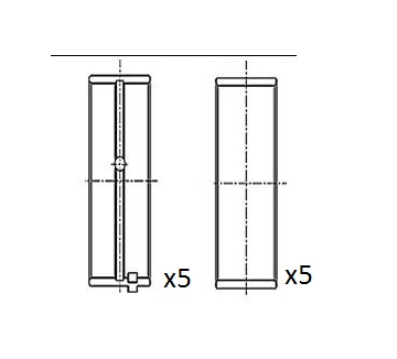 Loziska klikove hridele FAI AutoParts BM1023-STD