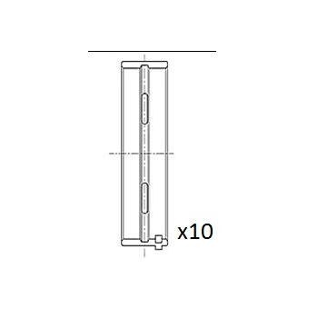 Hlavní ložiska klikového hřídele FAI AutoParts BM1025-010