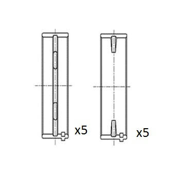 Hlavní ložiska klikového hřídele FAI AutoParts BM1026-010