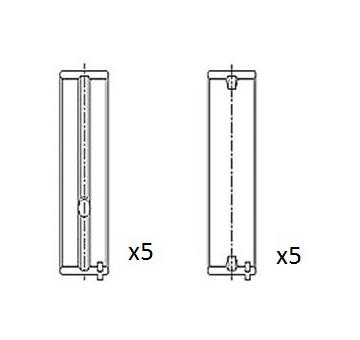 Lożisko kľukového hriadeľa FAI AutoParts BM1034-STD