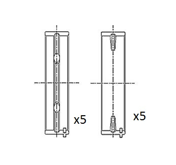 Loziska klikove hridele FAI AutoParts BM1035-050