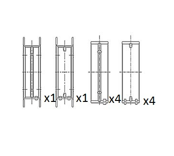 Hlavní ložiska klikového hřídele FAI AutoParts BM1040-050