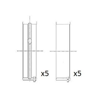 Hlavní ložiska klikového hřídele FAI AutoParts BM1047-025