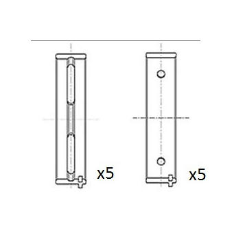 Lożisko kľukového hriadeľa FAI AutoParts BM1050-020