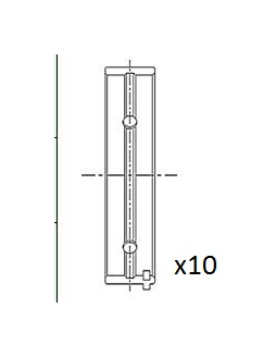 Hlavní ložiska klikového hřídele FAI AutoParts BM1052-010